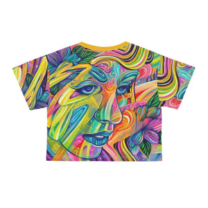 Starstruck Women's Sublimation Crop T-Shirt