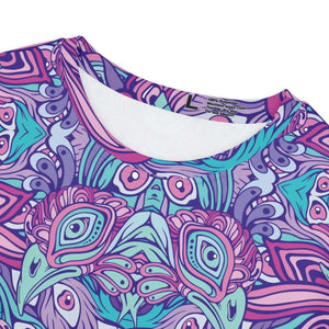 Urban Peacock - Women's Sublimation Short Sleeve Shirt