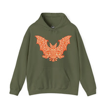 Batshroom Orange | Heavy Hooded Sweatshirt by Chaya Av