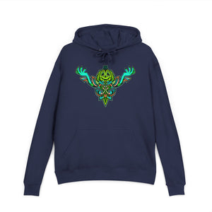 Pumpkin Portal Lightweight Hoodie / Blu Chromatic