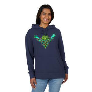 Pumpkin Portal Lightweight Hoodie / Blu Chromatic