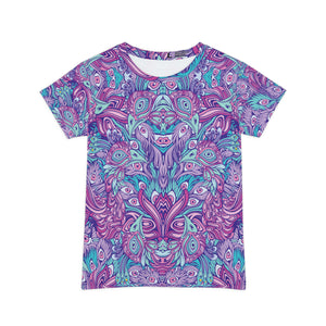 Urban Peacock - Women's Sublimation Short Sleeve Shirt