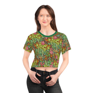 Women's Oxalis (Monarch) Sublimation Crop T-Shirt