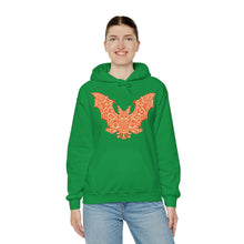 Batshroom Orange | Heavy Hooded Sweatshirt by Chaya Av