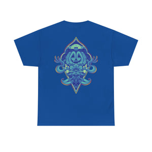 Pumpkin Portal Trick T-Shirt / Blu Chromatic