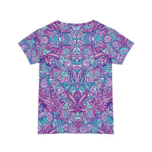 Urban Peacock - Women's Sublimation Short Sleeve Shirt
