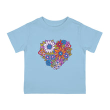 Infant - Heart Bouquet Valentine's Day Baby T-Shirt by Chaya Av (DTG Print)