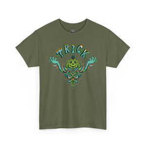 Pumpkin Portal Trick T-Shirt / Blu Chromatic