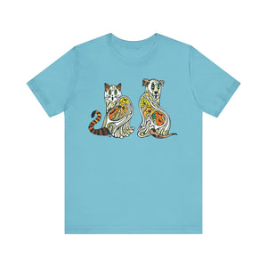 Ghost Pets Halloween 2024 | Art T-Shirt by Chaya Av