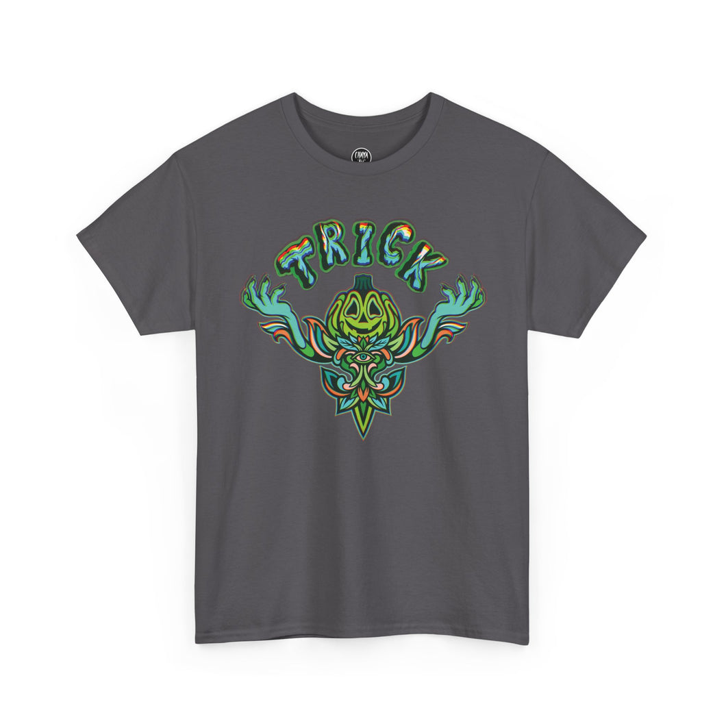 Pumpkin Portal Trick T-Shirt / Blu Chromatic