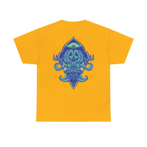 Pumpkin Portal Trick T-Shirt / Blu Chromatic