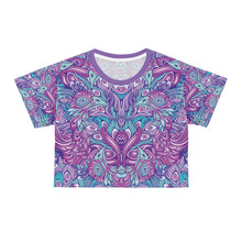 Urban Peacock Women's Sublimation Crop T-Shirt
