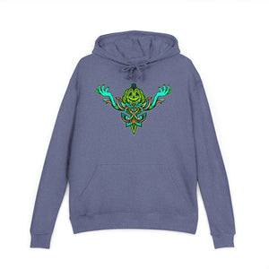 Pumpkin Portal Lightweight Hoodie / Blu Chromatic
