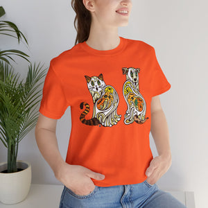 Ghost Pets Halloween 2024 | Art T-Shirt by Chaya Av