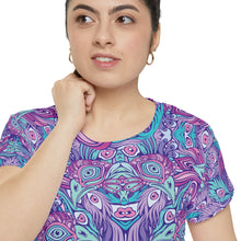 Urban Peacock - Women's Sublimation Short Sleeve Shirt