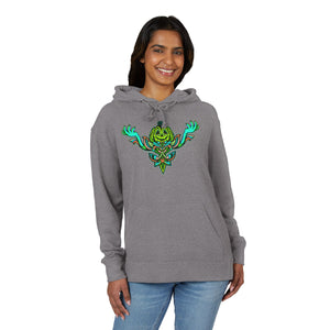 Pumpkin Portal Lightweight Hoodie / Blu Chromatic