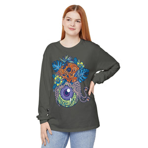 Snail Eyeland (ORNG) by Chaya Av Unisex Long Sleeve T-Shirt (16 Colors Available)