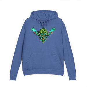 Pumpkin Portal Lightweight Hoodie / Blu Chromatic