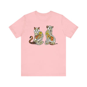 Ghost Pets Halloween 2024 | Art T-Shirt by Chaya Av