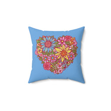 Heart Bouquet V3 Square Pillow
