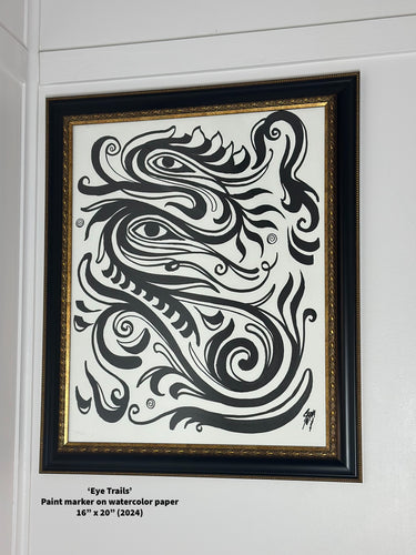 EYE TRAILS ORIGINAL ART
