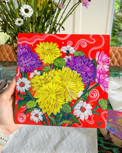 FLORAL STUDY 1 - STILL LIFE ORIGINAL ART