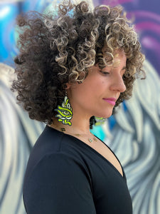 FUNKY EYE EARRINGS (PURPLE)