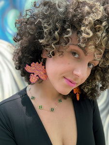 EYE FLOWER EARRINGS (+MORE COLORS)