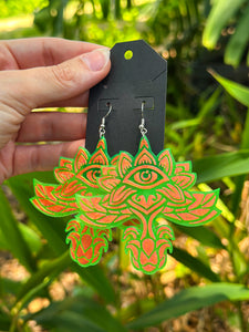 EYE FLOWER EARRINGS (+MORE COLORS)