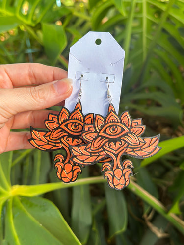 EYE FLOWER EARRINGS (+MORE COLORS)