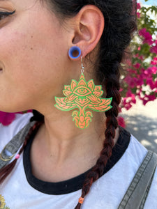 EYE FLOWER EARRINGS (+MORE COLORS)