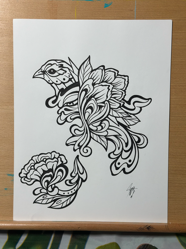 Serene Original Drawing (+ Random Doodles)