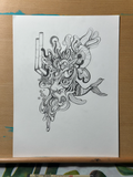 Fish Pipe Original Drawing (+ Random Doodles)