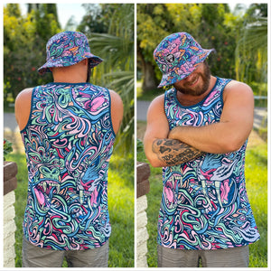 SABER VS GORILLA TANK TOP