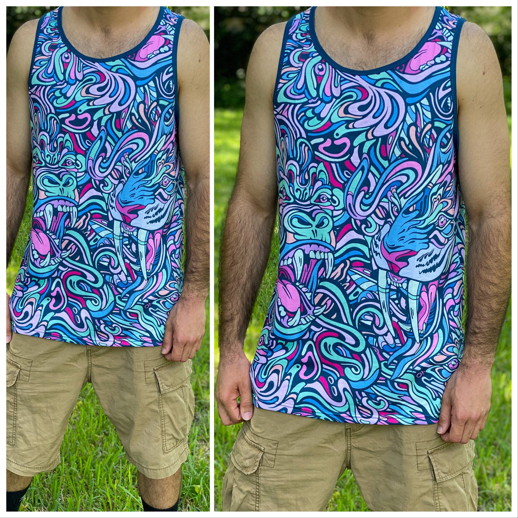 SABER VS GORILLA TANK TOP